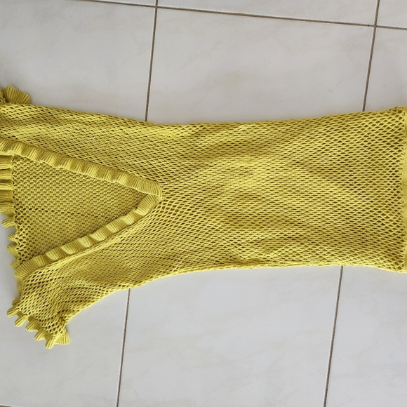 Cinq a sept fishnet mesh skirt size m - Picture 2 of 4